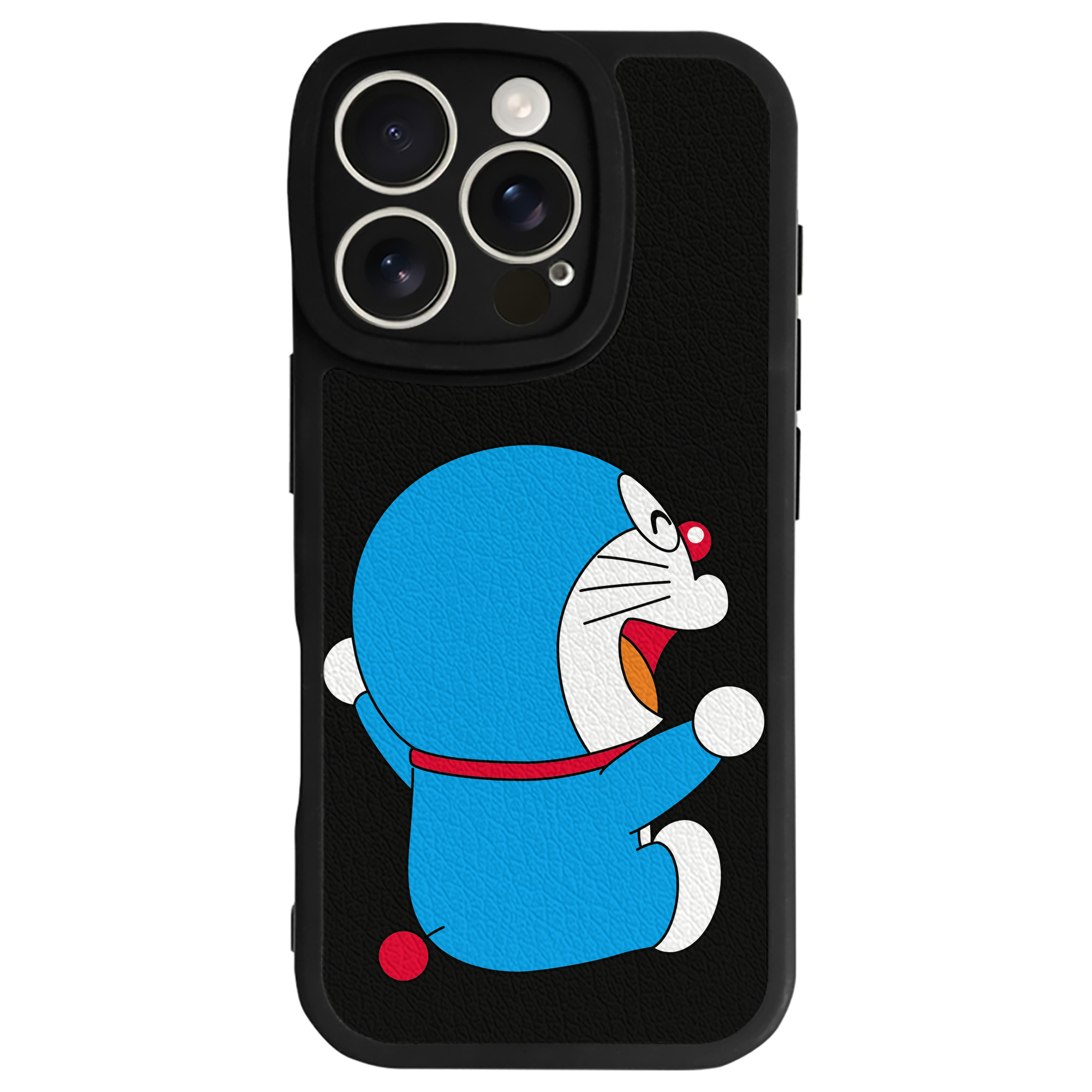（画像用） ドラえもん Doraemon 【iPhone 16シリーズ対応】シリコンスマホケース（レザー調） 材質：シリコン